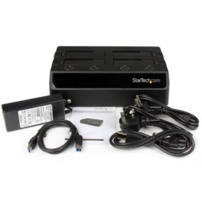 STARTECH  BASE DE ACOPLAMIENTO USB 3.0 CON 4 BAHIAS SATA 6GBPS DE 2.5-3.5 - Image 4