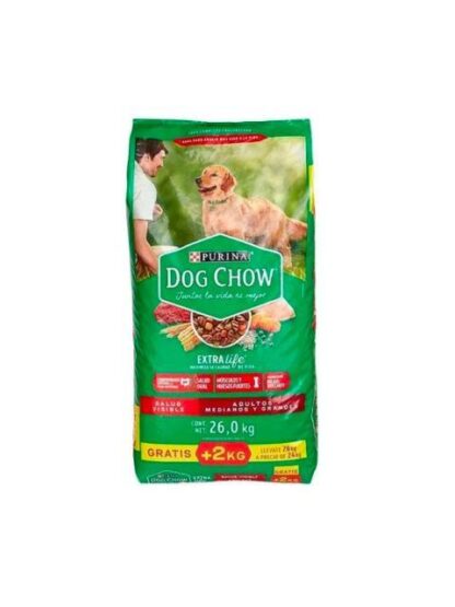 DOG CHOW ADULTOS MEDIANOS Y GRANDES 26KG