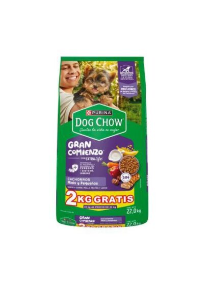 DOG CHOW ALIM PERRO CACHORRO 22KG