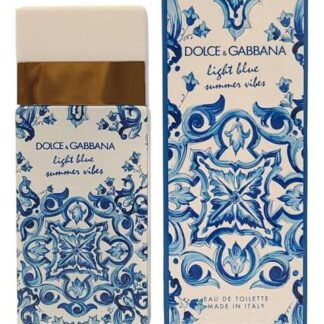 DOLCE GABBANA LIGHT BLUE SUMMER VIBES 100ML EDT SPRAY- MUJER