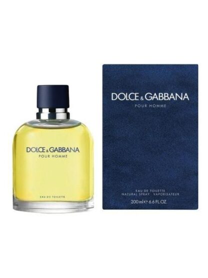 DOLCE & GABBANA POUR HOMME TRADICIONAL EDT 200ML PARA HOMBRE