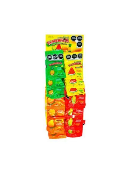 DULCE ACIDITO TAMBORETA TIRA CON 20 PIEZAS
