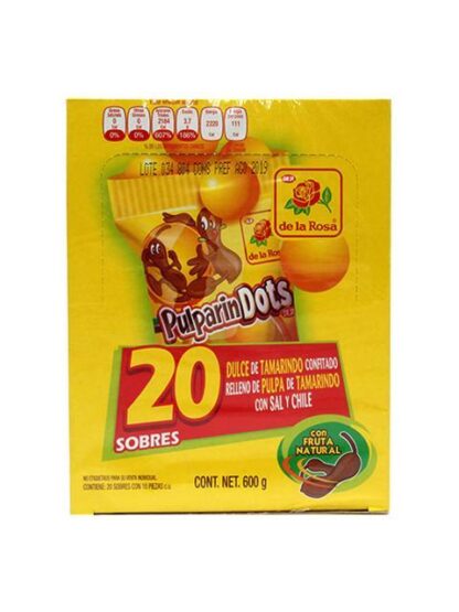 DULCE PULPARINDOTS CONFITADO CON 20 PIEZAS