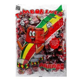 DULCES ACIDITOS TAMBORINES BOLSA CON 100 PIEZAS
