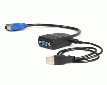STARTECH  MINI DUPLICADOR DIVISOR DE VIDEO VGA DE 2 PUERTOS USB NEGRO - Image 2
