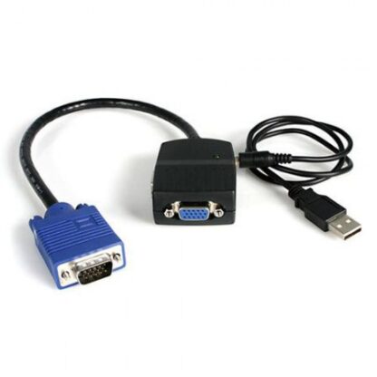 STARTECH  MINI DUPLICADOR DIVISOR DE VIDEO VGA DE 2 PUERTOS USB NEGRO - Image 6
