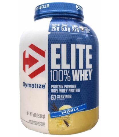 DYM ELITE WHEY VAINILLA GOURMET 5 LB DYMATIZE