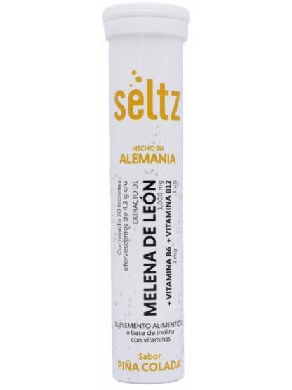 EFERVECENTES MELENA DE LEON PIÑA COLADA 20 TAB SELTZ