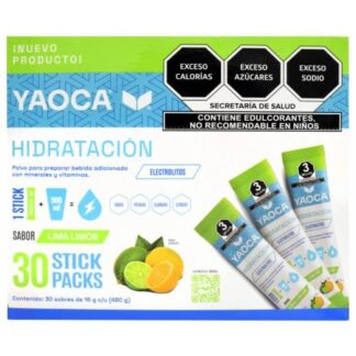 ELECTROLITOS  LIMA LIMON 30 SOB YAOCA P 30