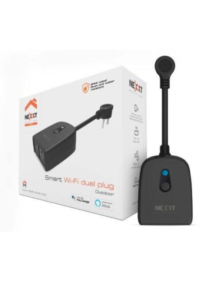 ENCHUFE INTELIGENTE DUAL CON CONEXCION WIFI PARA EXTERIOR