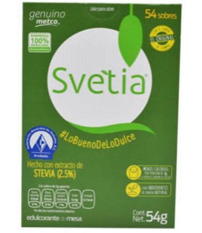 ENDULZANTE STEVIA 54 SOB METCO