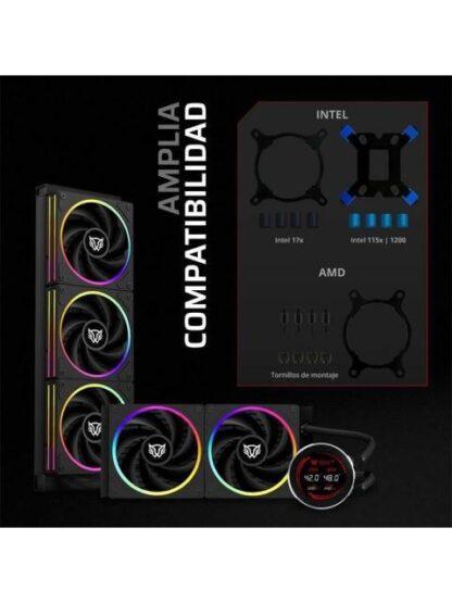 ENFRIAMIENTO LIQUIDO BAMLAM RUSH HYDROX EXPERT HYX24 SISTEMA DE ENFRIAMIENTO LIQUIDO DISPLAY LCD 2.1 PULGADAS - Image 3
