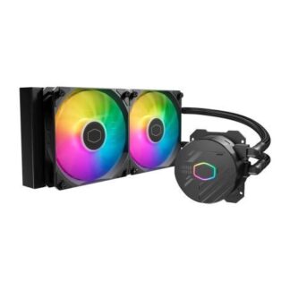 ENFRIAMIENTO LIQUIDO COOLER MASTER MASTERLIQUID ML240L CORE II (MLWD24MA18PAR1) ARGB SOCKET INTEL LGA 1851-1700-1200-1151-1150-1155-1156 AMD AM5-AM4-A