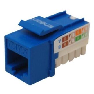 ENSON JACK DE RED CAT6 RJ-45 AZUL