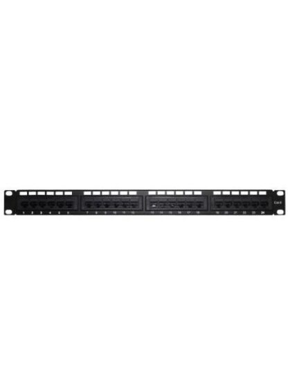ENSON PANEL DE PARCHEO CAT6 24 PUERTOS RJ-45 1U NEGRO - Image 2