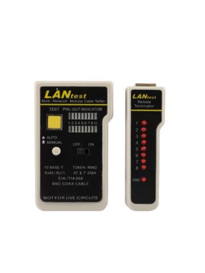 ENSON PROBADOR DE CABLES ENS-TELN2 BNC-RJ-11-RJ-45 NEGRO-GRIS - Image 3