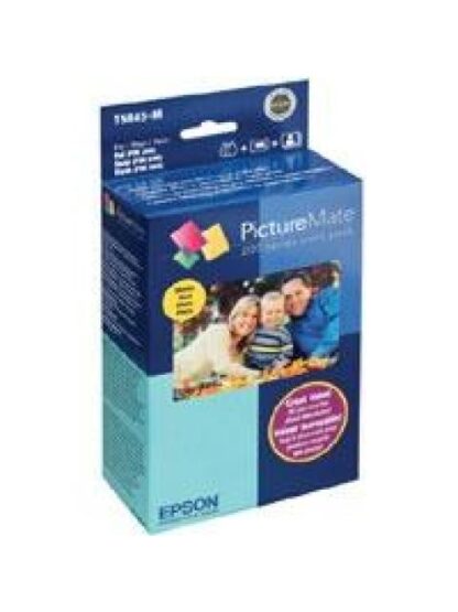 EPSON KIT CARTUCHO Y PAPEL PICTUREMATE 200 4 COLORES 100 PAGINAS