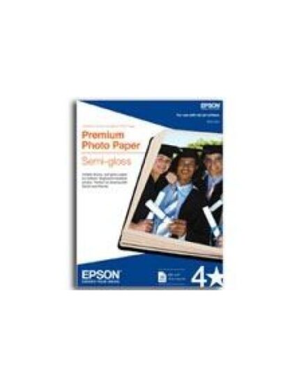 EPSON PAPEL FOTOGRAFICO SEMI BRILLANTE PREMIUM 251G-M² TAMANO CARTA 20 HOJAS