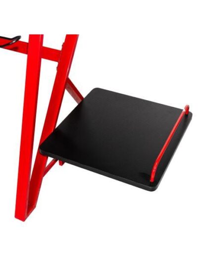 ESCRITORIO GAMER FIBRA DE CARBON (NA0646) COLOR ROJO-NEGRO FIBRA DE CARBONO MODELO NA0646 - Image 4