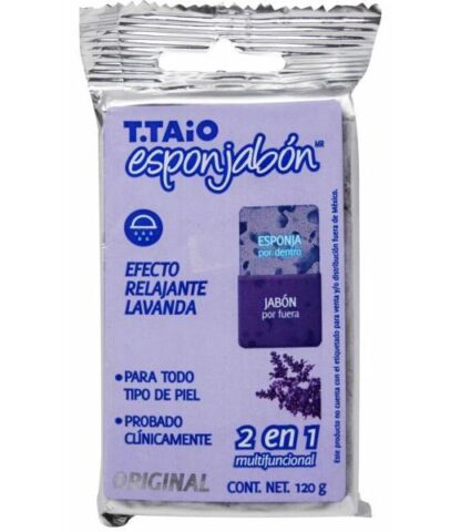 ESPONJABON CON LAVANDA 120 G TTAIO