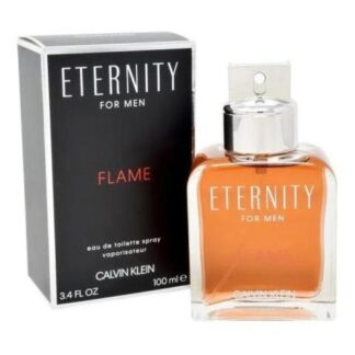 ETERNITY FLAME FOR MEN CALVIN KLEIN 100 ML EDT SPRAY