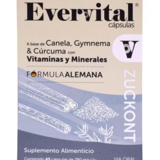 EVERVITAL ZUCKONT 45 CAP EVERVITAL