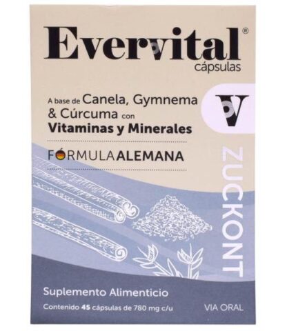 EVERVITAL ZUCKONT 45 CAP EVERVITAL