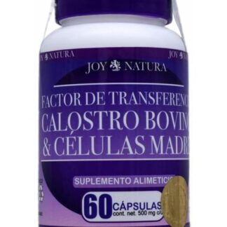FACTOR DE TRANSFERENCIA CALOSTRO BOVINO Y CELULAS MADRE 60 CAP JO