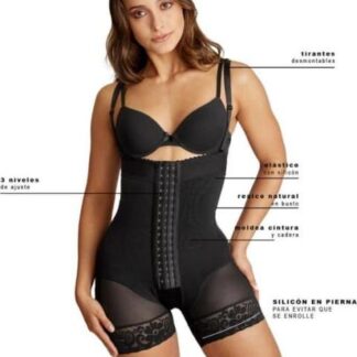FAJA SHORT CINTURA ALTA NEGRO CONTROL OBSESSION