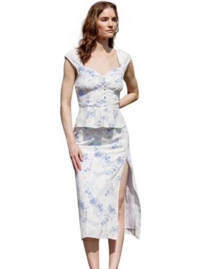 FALDA ESTAMPADA BLANCO HOLLY LAND - Image 4