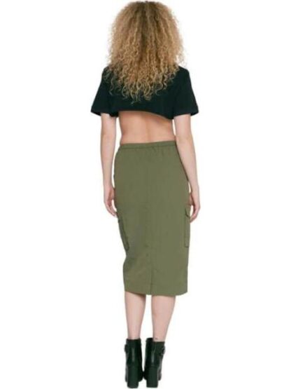 FALDA GABARDINA VERDE OLIVO HOLLY LAND - Image 3
