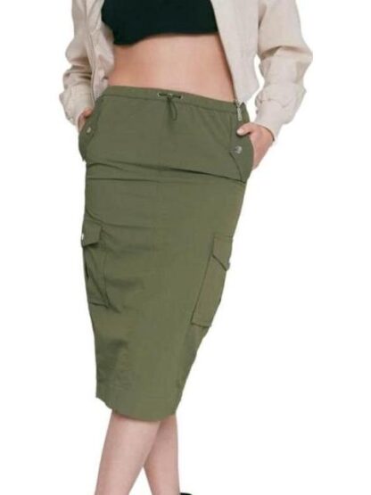 FALDA GABARDINA VERDE OLIVO HOLLY LAND - Image 5