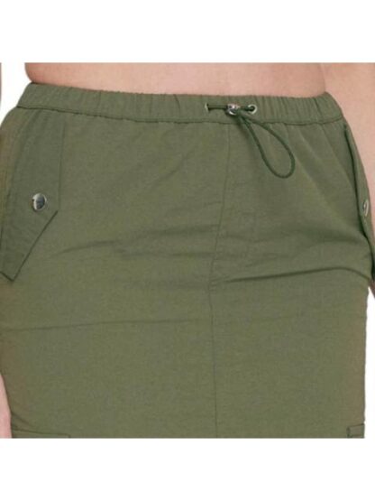 FALDA GABARDINA VERDE OLIVO HOLLY LAND - Image 6