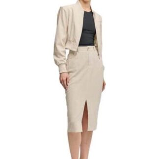 FALDA LARGA DE LINO BEIGE HOLLY LAND