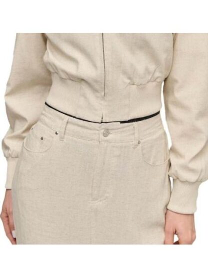 FALDA LARGA DE LINO BEIGE HOLLY LAND - Image 6
