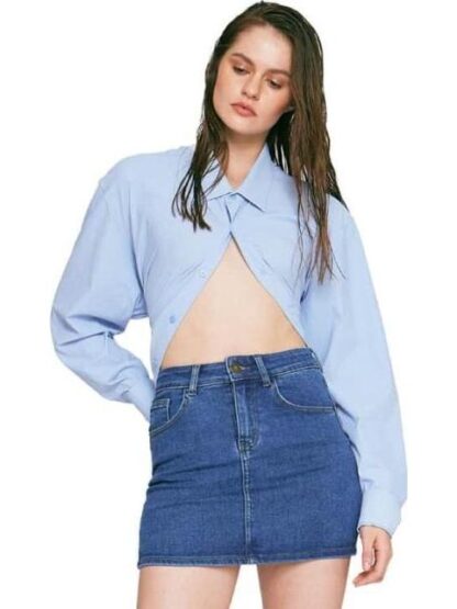 FALDA MEZCLILLA AZUL INDIGO ATMOSPHERE DNM - Image 5