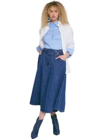 FALDA MEZCLILLA GRIS ATMOSPHERE DNM