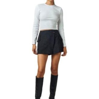 FALDA SHORT CARGO NEGRO HOLLY LAND