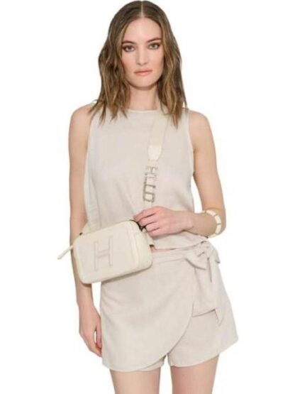 FALDA SHORT DE LINO BEIGE HOLLY LAND - Image 2