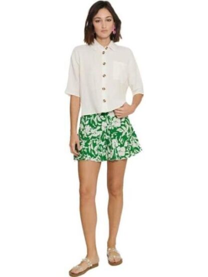 FALDA SHORT ESTAMPADO VERDE PRIMARK