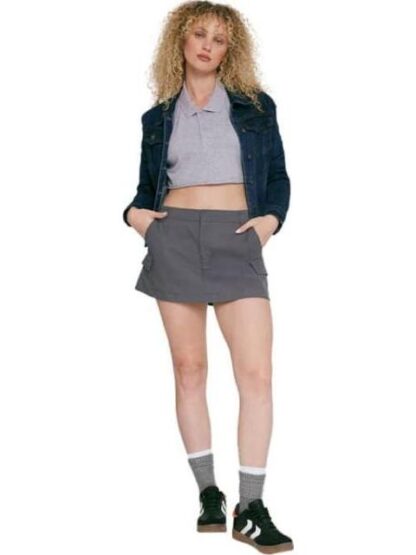 FALDA SHORT GABARDINA AZUL HOLLY LAND