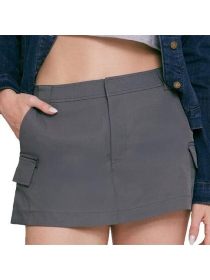 FALDA SHORT GABARDINA AZUL HOLLY LAND - Image 2