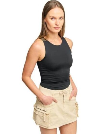 FALDA SHORT GABARDINA BEIGE HOLLY LAND - Image 2