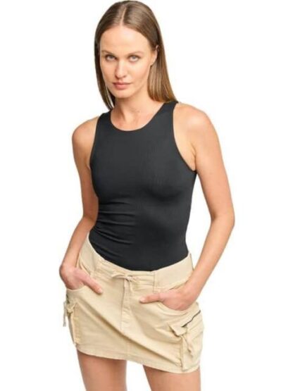 FALDA SHORT GABARDINA BEIGE HOLLY LAND - Image 5