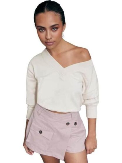 FALDA SHORT GABARDINA ROSA HOLLY LAND