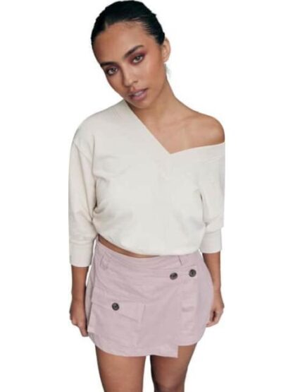 FALDA SHORT GABARDINA ROSA HOLLY LAND - Image 5