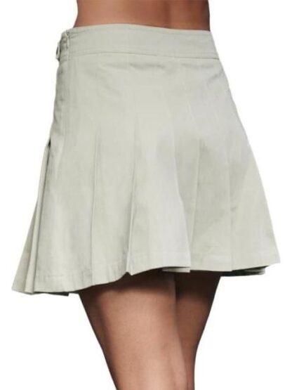 FALDA SHORT GABARDINA VERDE OLIVO HOLLY LAND - Image 3