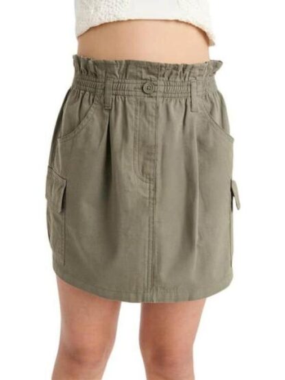 FALDA SHORT GABARDINA VERDE OLIVO HOLLY LAND KIDS - Image 4