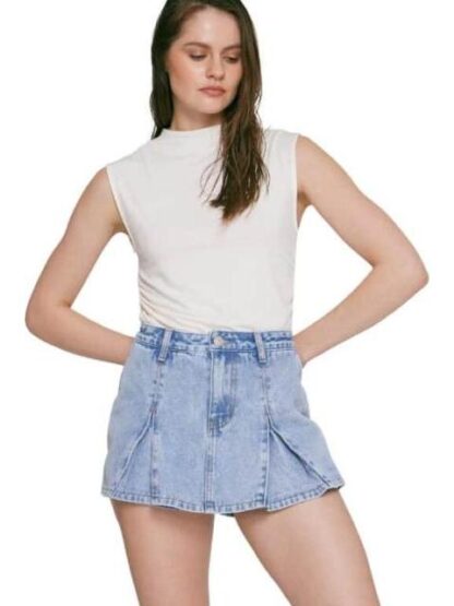 FALDA SHORT MEZCLILLA AZUL ATMOSPHERE DNM