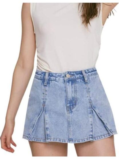 FALDA SHORT MEZCLILLA AZUL ATMOSPHERE DNM - Image 3